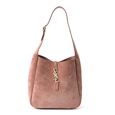 Suede Calfskin Small Le 5 A 7 Soft Hobo  Barely Pink | FASHIONPHILE (US)
