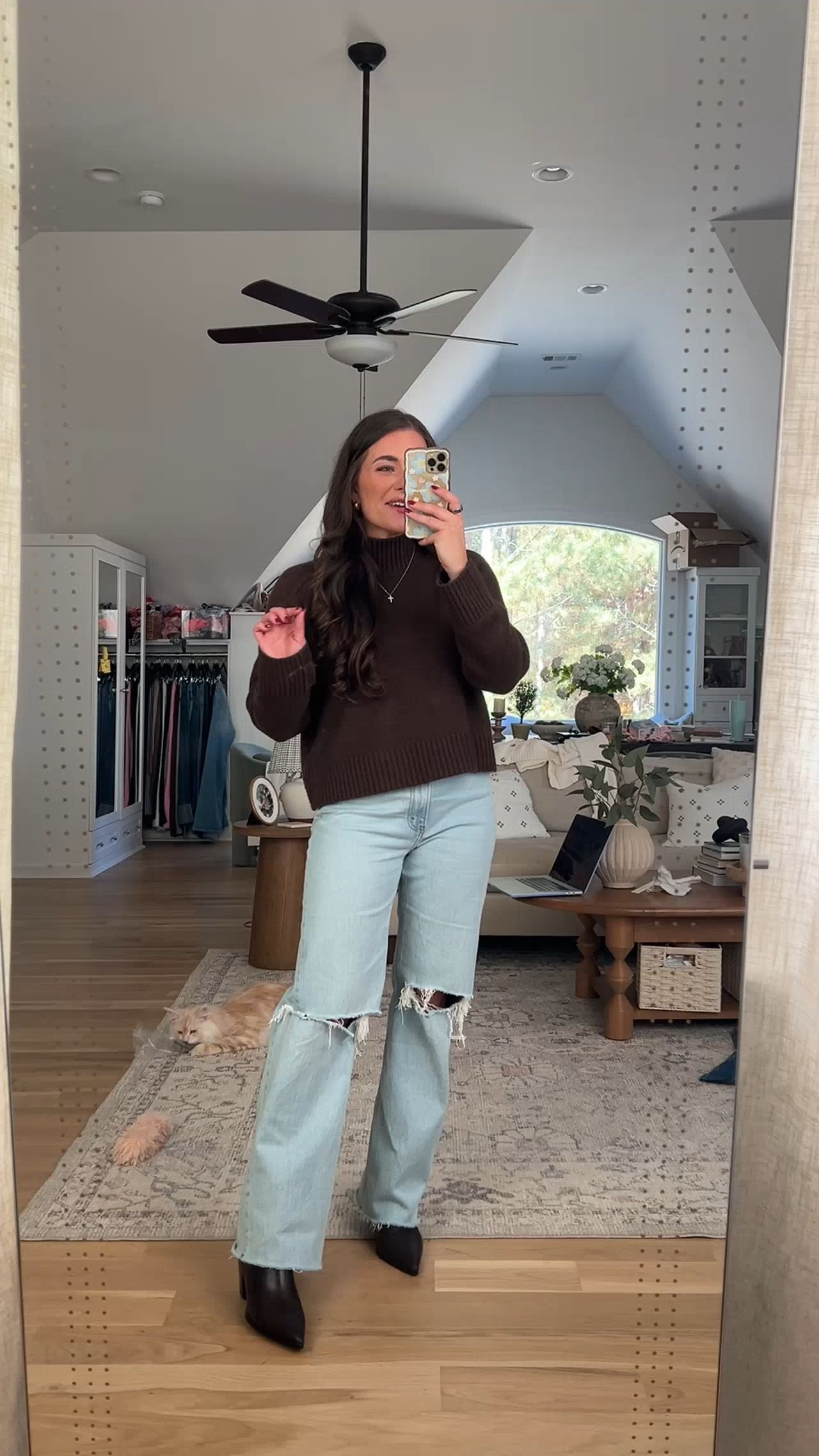 Abercrombie haul! 😍🫶🏼⭐️ 20%-50% off everything 🤩👏🏼 AND my code AFMORGAN stacks for extra 15% off!!! ⭐️ 

Sizing info:
I’m a true size 8/M & 5’5. My waist 29”, hips 40”, & bust 36.5”
•Jeans TTS - 29 reg in light knee destroy wash - my fave jeans ever & this wash is my fave - just restocked in all sizes!!! 🤩 & new ones - dark w raw hem • Baggy jeans “dark w bow embroidery”
•tees & sweaters all TTS - M 
•skort TTS - M
•sweatshirts all size L
•pajama pants TTS - M
•houndsooth 1/4 zip Sherpa sized up 1 to L
•athletic puffer jacket & dress coats TTS - M
•workout clothes & zip hoodie TTS - M 
•dresses TTS - M reg length


Abercrombie haul! 😍🫶🏼 ordered some new jeans, dresses, & outfits for the holidays and OMG! everything is on major deal already for Black Friday!!! ⭐️ 20%-50% off everything 🤩👏🏼 AND my code AFMORGAN stacks for extra 25% off!!! ⭐️ if you’ve never tried their jeans they’re truly top tier 🤌🏼 my faves just restocked!!! 👖 this haul is SO GOOD OMG!!!! Got some new washes & the embroidery tho!!! 🎀 & the prettiest holiday dresses. 🎄 this is the one I’m wearing for our family photos & it’s STUNNING!!! 🙌🏼 & the Christmas PJs + the little Christmas snoopy tee! 😍🥹 I cannot!! What’s your fave from this Abercrombie haul?! 👇🏼 🔗 Comment SHOP for the exact links for everything in this haul! 🔗 & Linking everything for y’all w sizing info on my LTK linked in my Instagram bio! 😘 
 

#abercrombiepartner #abercrombiehaul #abercrombie #liketkit @shop.LTK @abercrombie #momjeans #abercrombiejeans #widelegjeans #holidaydress #sweaterdress  #clothinghaul #oversizedtee #weddingguestdress #workoutoutfit #butterysoft #datenightoutfit #getdressedwithme #sizemedium

*Offer valid in stores and online from 11/24/2025-12/1/2025 in US/CA. Excludes clearance and gift cards. Online price reflects discount. *Use code AFMORGAN to get an additional 15% off everything in stores and online at checkout from 11/24/2025-12/1/2025 in US/CA. Excludes clearance and gift cards. See details online.

#LTKCyberWeek #LTKHoliday #LTKSaleAlert