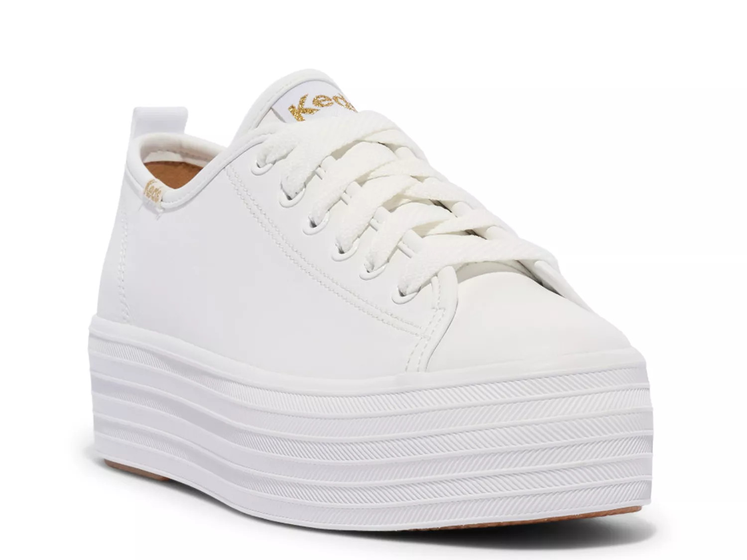 Keds Triple Up Platform Sneaker | Women's | White | Size 10.5 | Sneakers | DSW