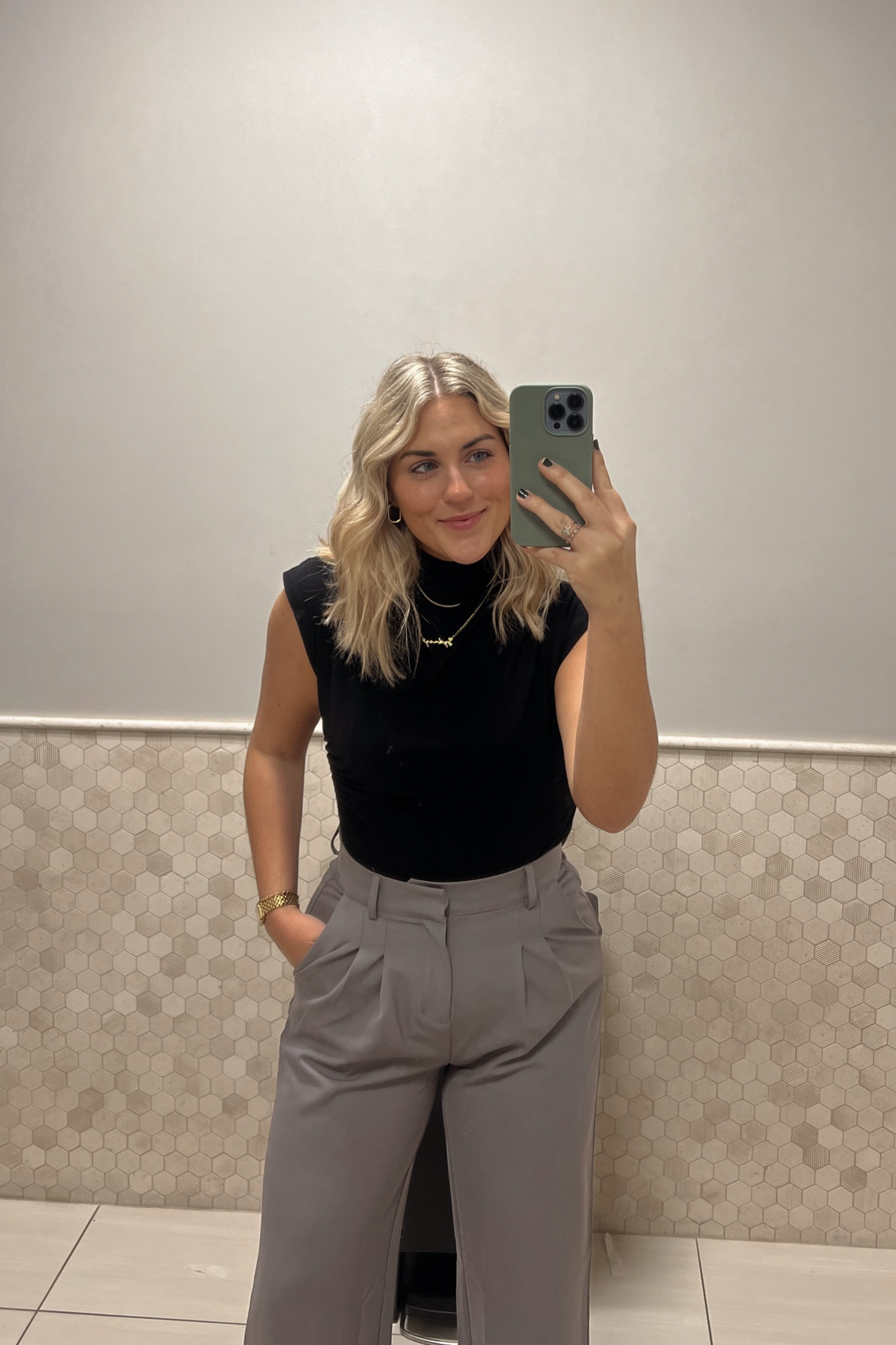 On the hunt for some good work pants and these ones from Amazon were perfect! 

Wearing a size medium.

Adding this mock neck top and the pointed toe heels completed the first corporate girl outfit. 

#LTKworkwear #LTKstyletip #LTKmidsize