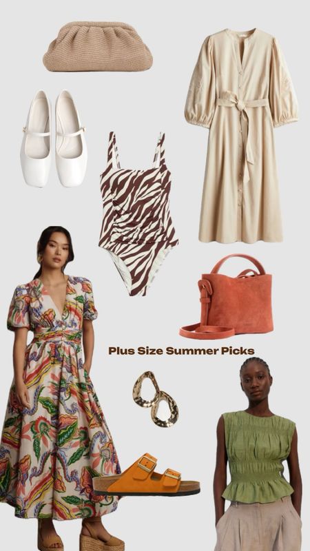 Kicking off my plus size summer edits with this collection of beautiful pieces. This colour palette 😮‍💨🤎🌿

#LTKplussize #LTKSeasonal