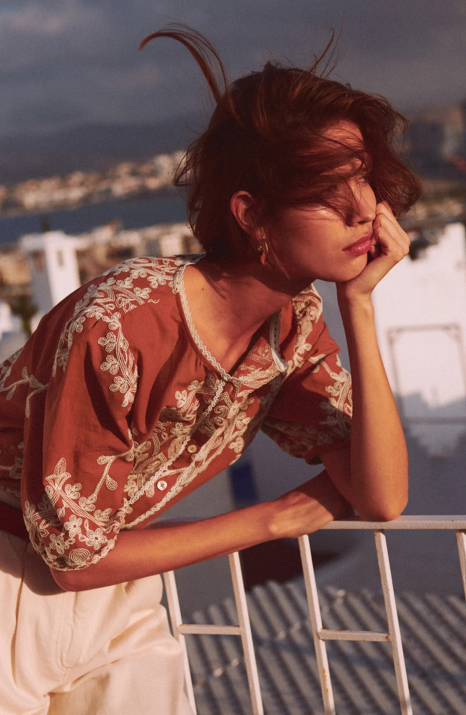 Leah Embroidered Top | Nordstrom