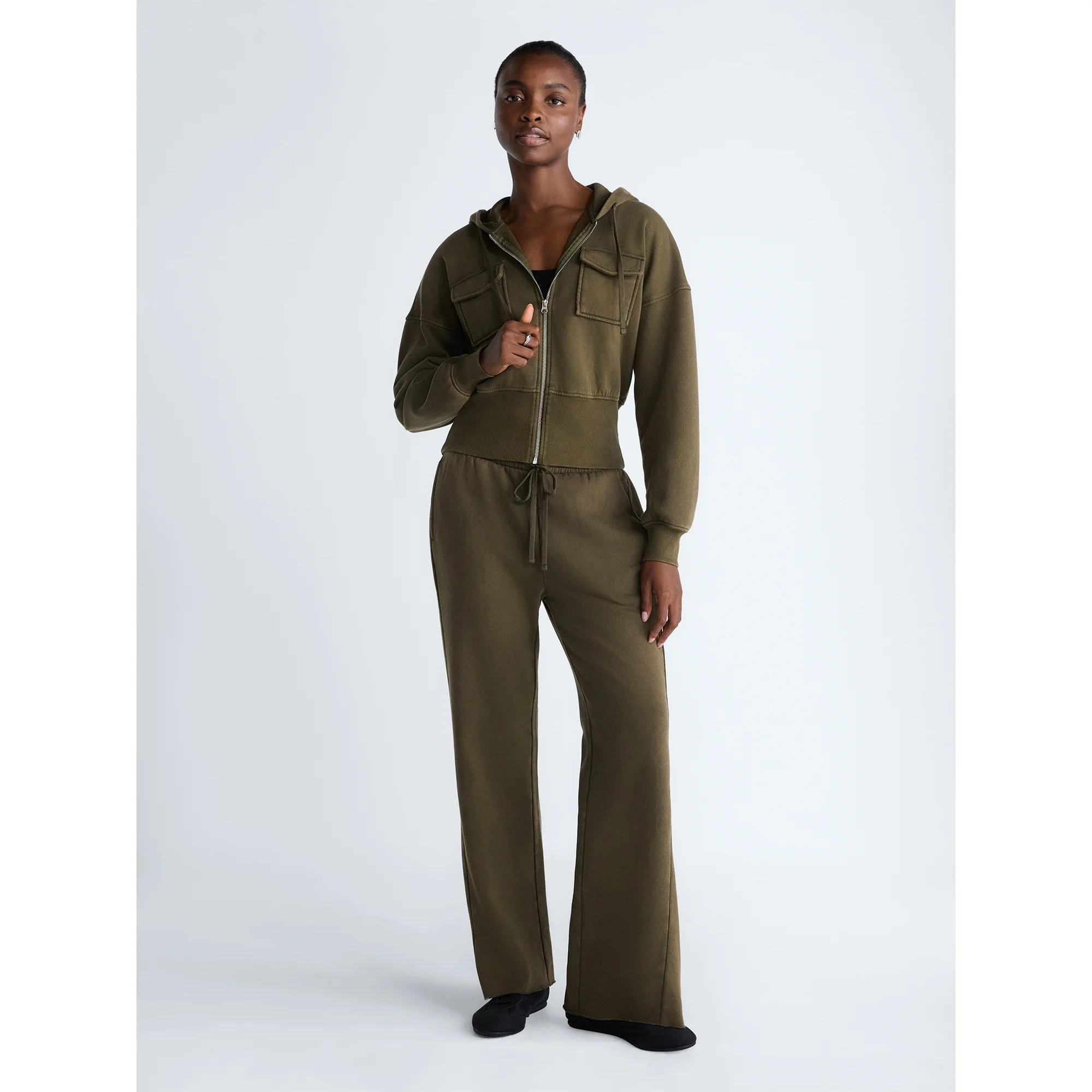 Scoop Women’s and Women’s Plus Full Zip Hoodie, Sizes XS-4X | Walmart (US)