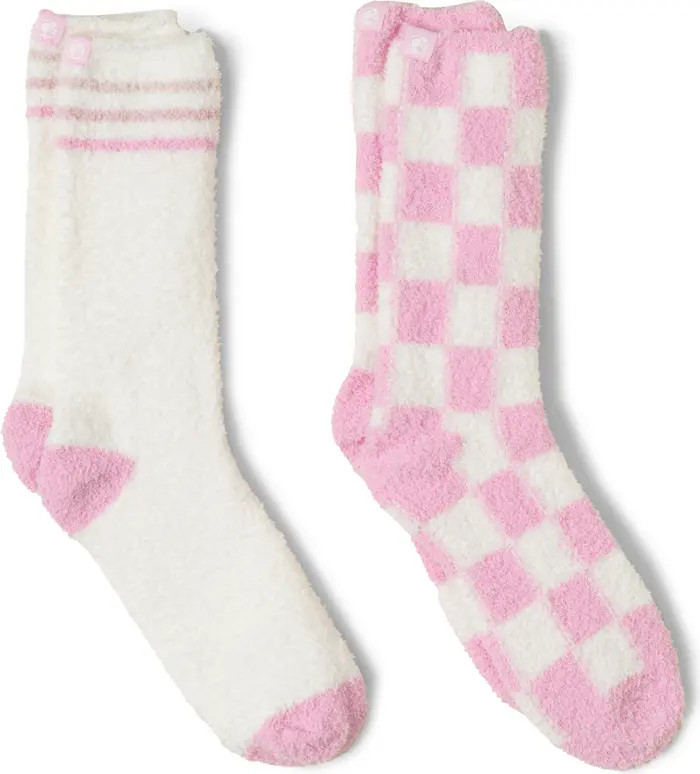 Barefoot Dreams® CozyChic® Assorted 2-Pack Crew Socks | Nordstrom | Nordstrom