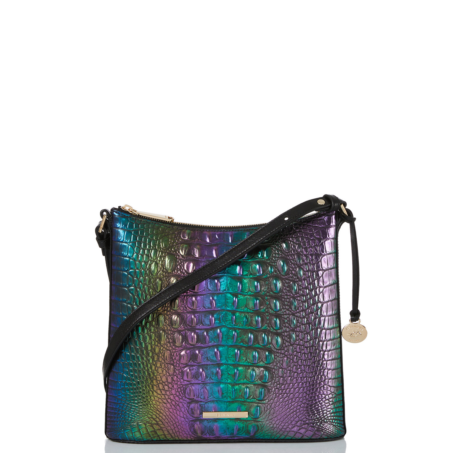 Katie Leather Crossbody | Multi Labyrinth | BRAHMIN | Brahmin