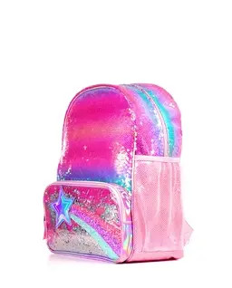 Girls Rainbow Sequin Shakey Star Backpack - multi clr | The Children's Place