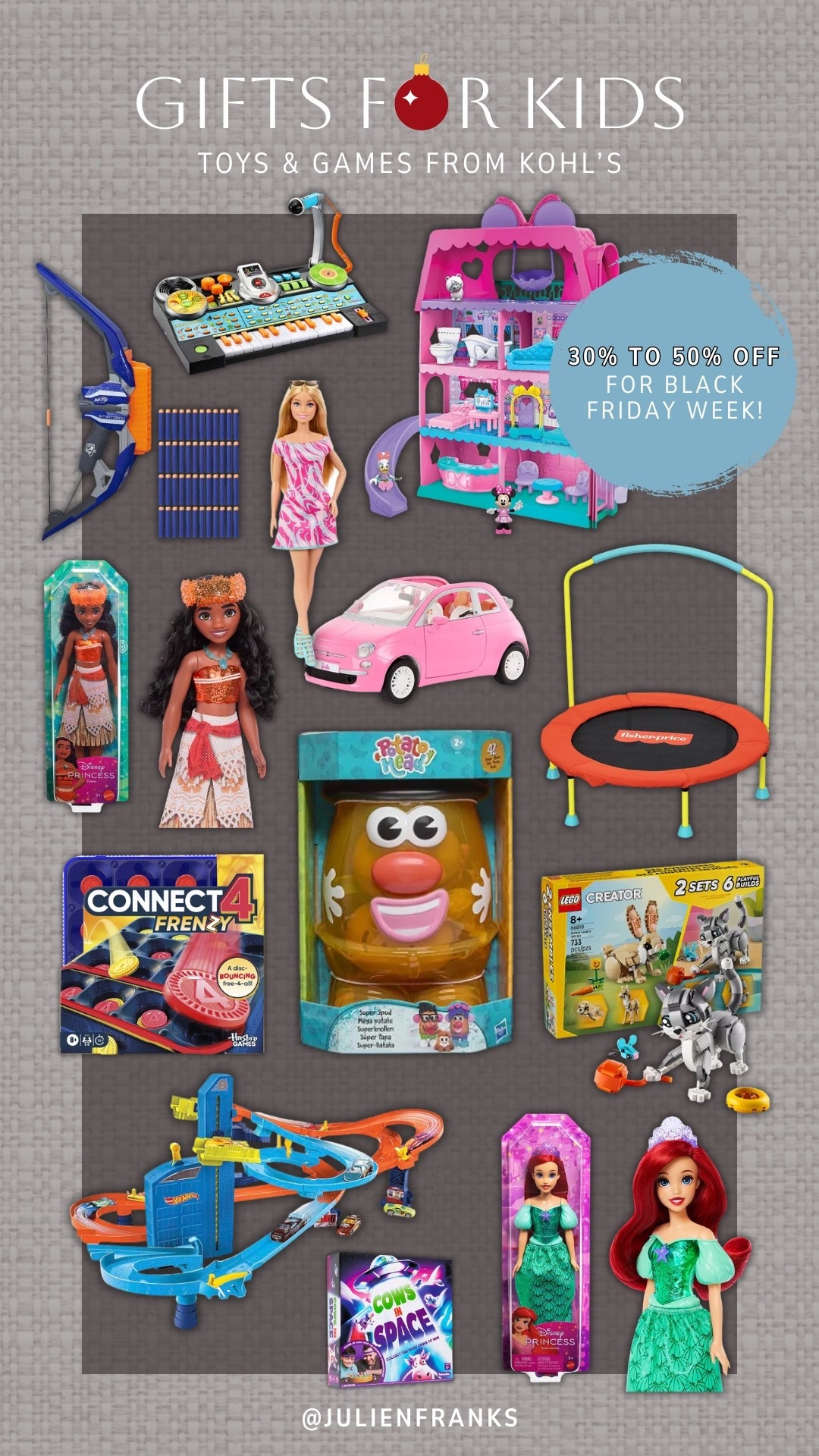 #AD #kohlspartner #kohlsfinds @kohls Toys & games on sale now at Kohl’s for Black Friday week! Save on the perfect gifts for your little ones, now 30% to 50% off. 🥰

#kohlsfinds #giftguide #kidsgifts #toys #games #salealert #blackfriday #cyberweek

#LTKKids #LTKGiftGuide #LTKSaleAlert