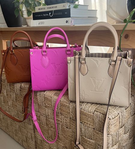 All 3 colors of my fav “mini” tote bag :)