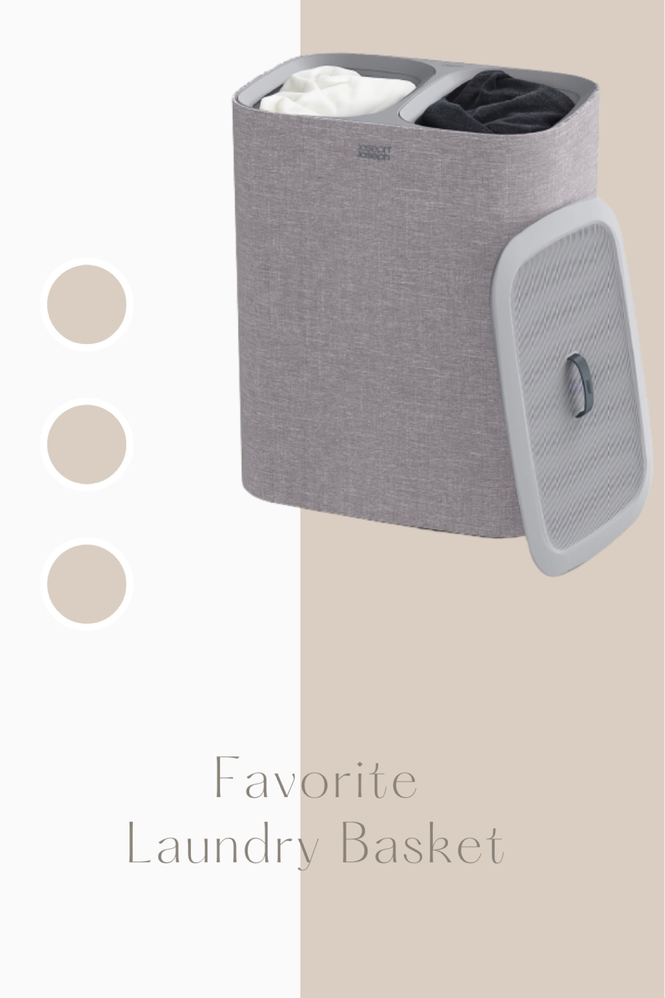 This sleek, space-saving design offers ample room for your laundry while seamlessly complementing your home decor. Say goodbye to clutter and hello to organization within a basket! 
#amazonfinds #amazonhome #laundry #laundrybasket 

#LTKhome #LTKsalealert