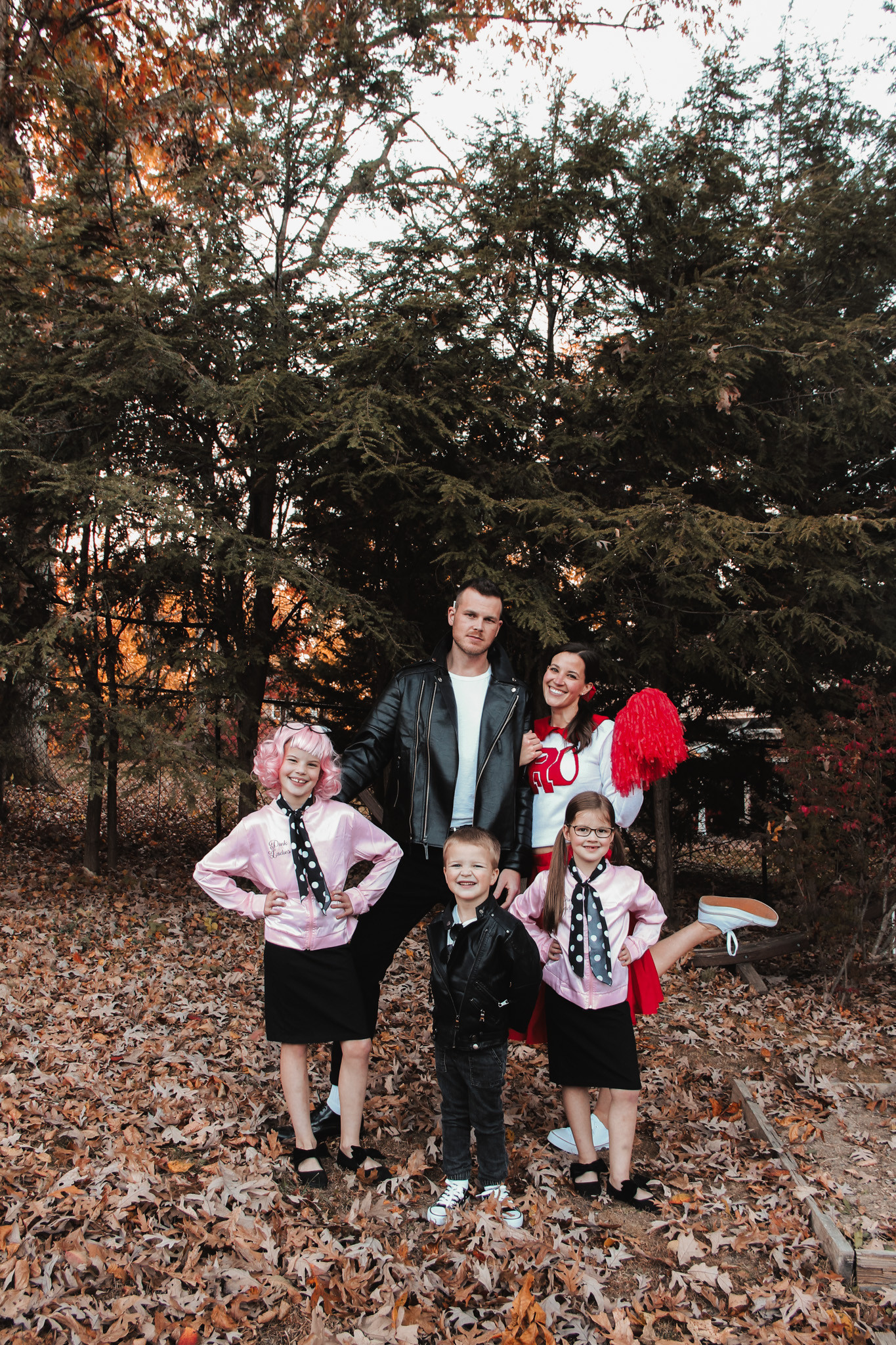 Grease-inspired family Halloween costume! 

 

 