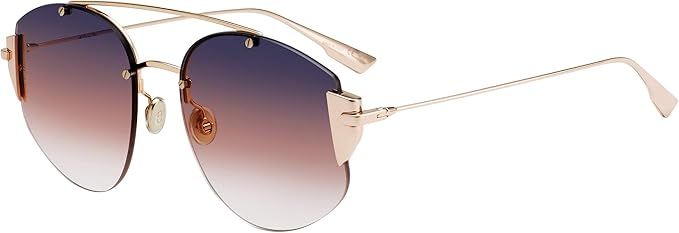 Dior Stronger Rose Gold/Pink Lens Sunglasses | Amazon (US)