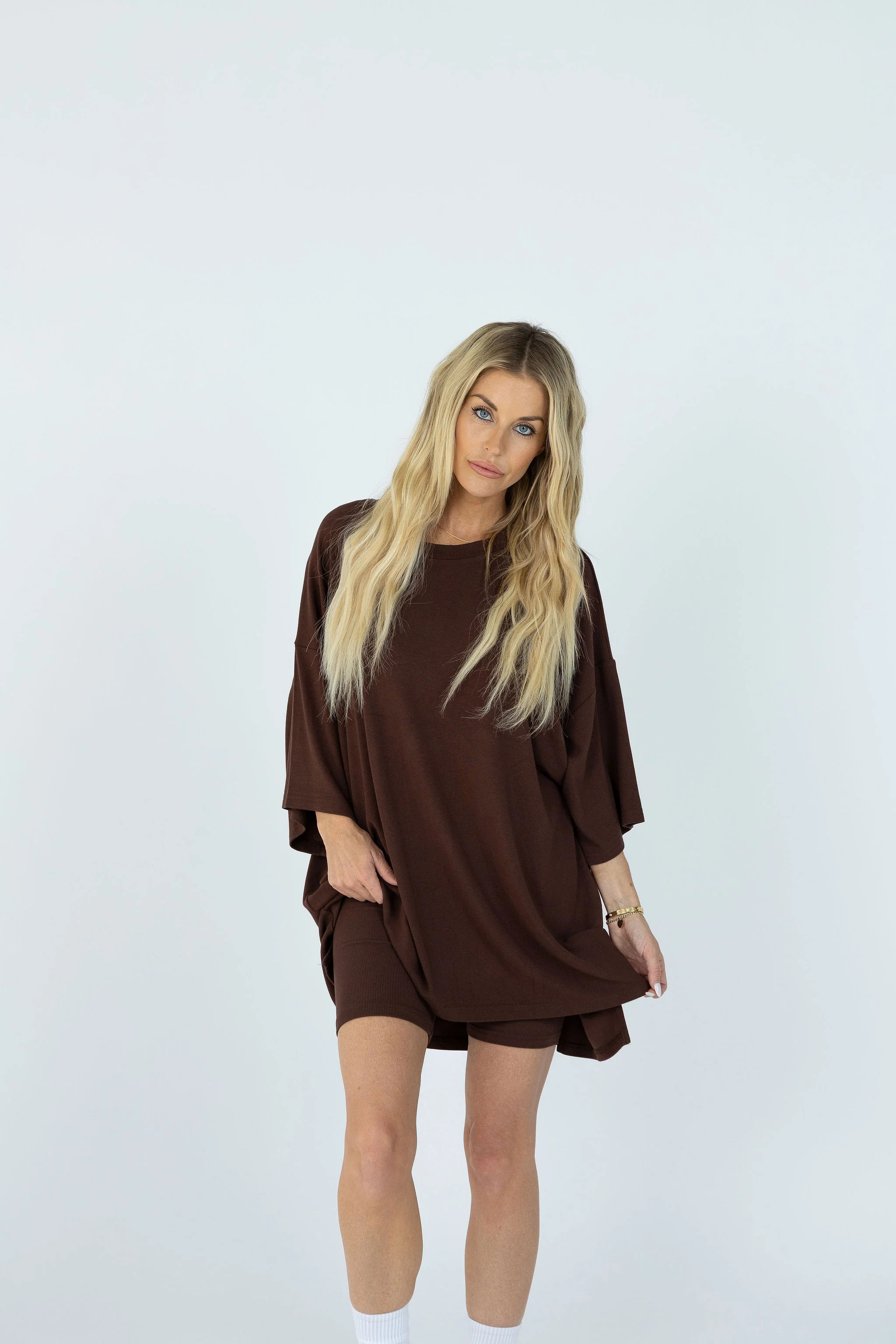 All Weekend Long Set Brown M | The Foxy Kind