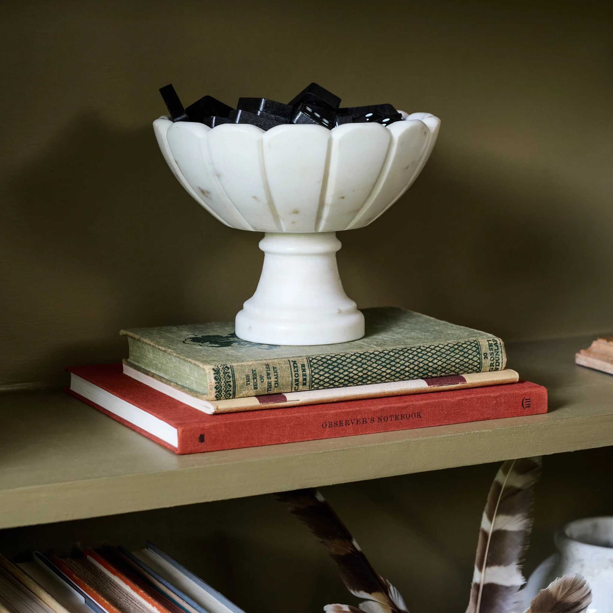 Marble Scalloped Accent Bowl | Magnolia