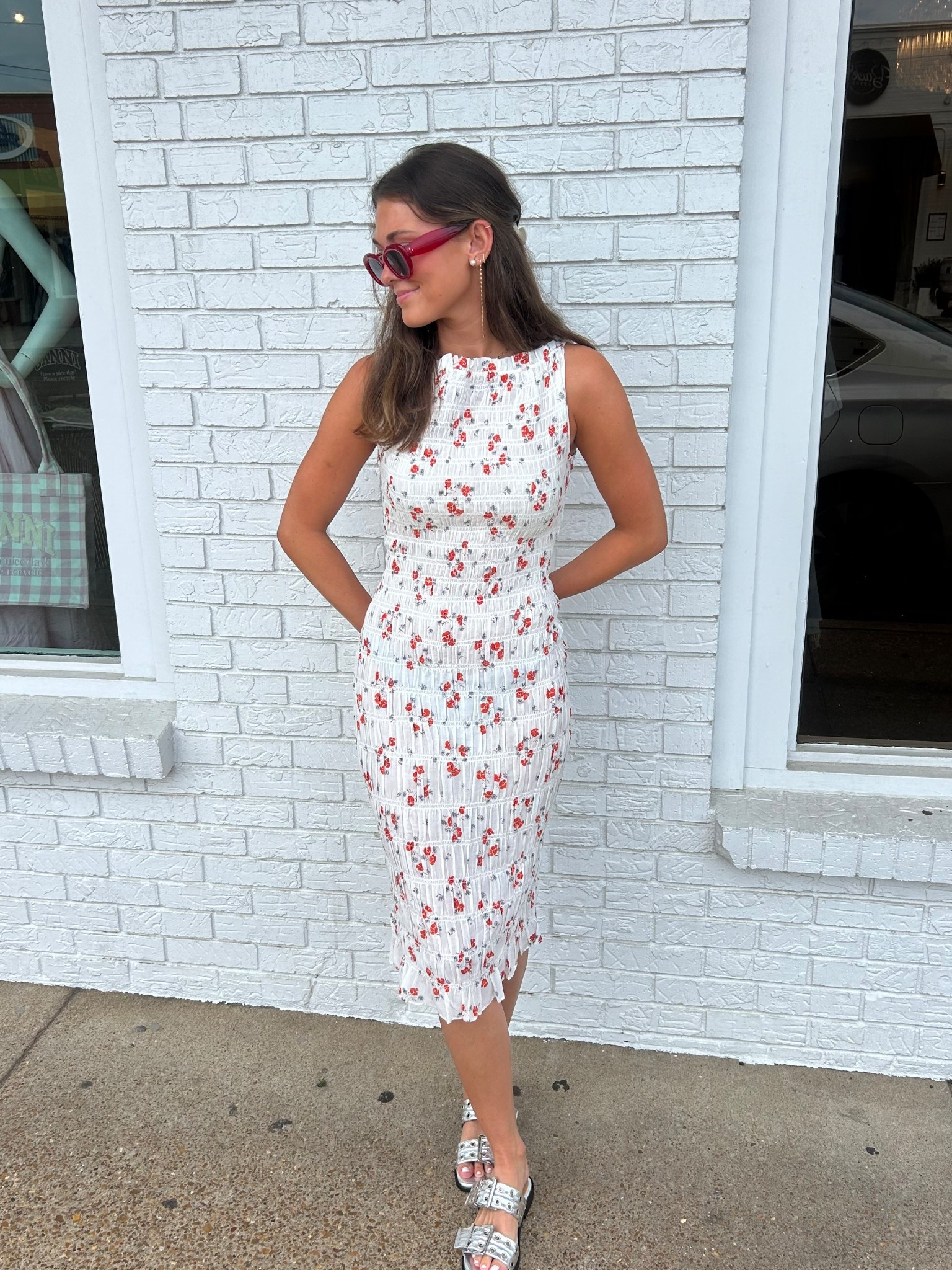 Shop Cicada OOTD ❤️ It’s a Cicada Summer go shop🧡💋
Dress - Doen (tagged similar) 
Shoes - Ganni 
Sunglasses - Krewe 

#LTKSummerEdit #LTKWorkwear #LTKSeasonal