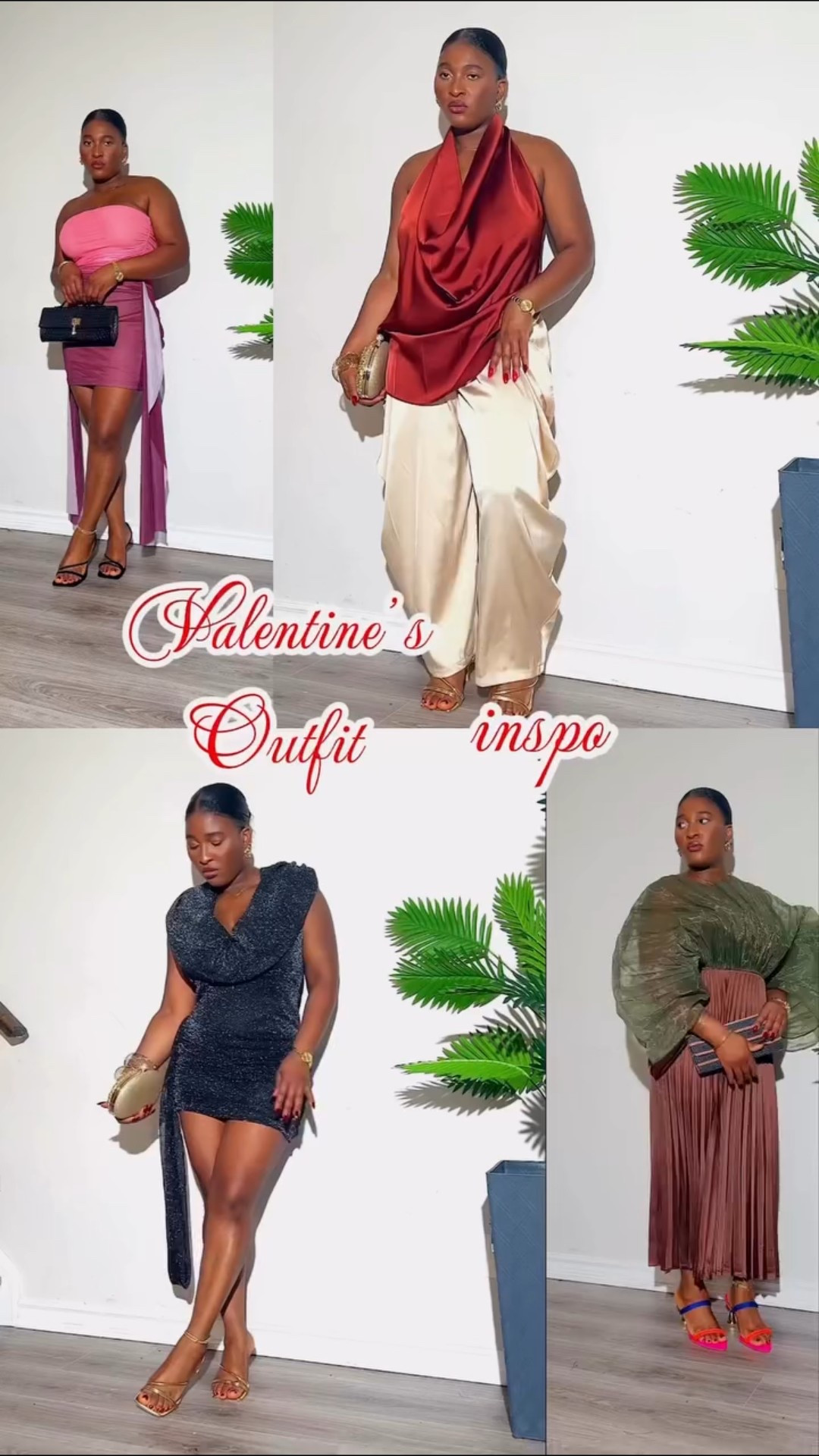 Valentine’s Day outfit inspiration ❤️

Soft glam, Flirty details, Zero stress, Whether it’s a date, girls’ night, or self love plans 💕💕

#ValentinesDayOutfit
#ValentinesLook
#DateNightStyle
#FashionInspo
#valentinesdayoutfitideas