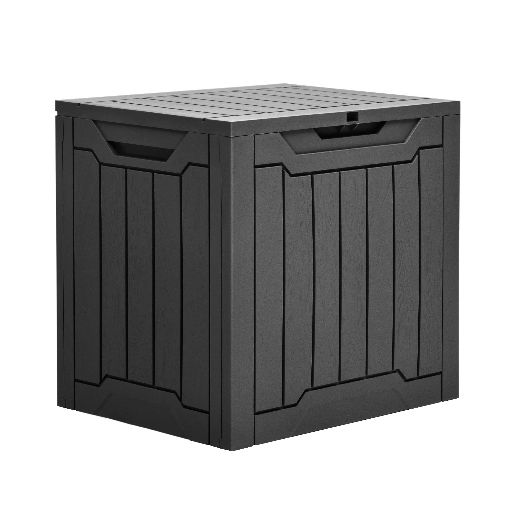 Edrosie Inc 22'' W 31 Gallons Water Resistant Resin Lockable Deck Box | Wayfair North America