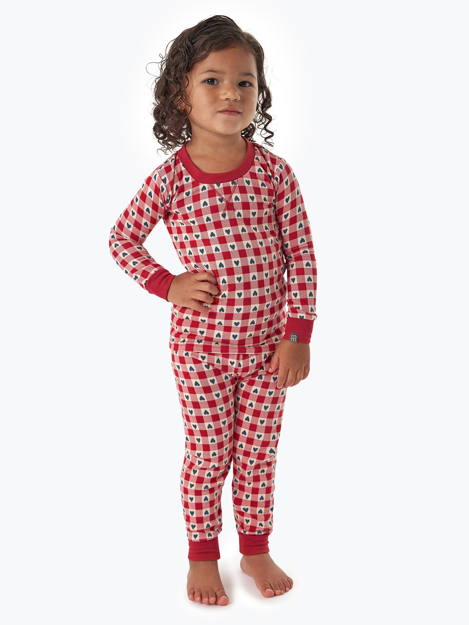Modern Moments by Gerber Toddler Neutral Valentine´s Day Super Soft Pajama Set, 2-Piece, Sizes 1... | Walmart (US)