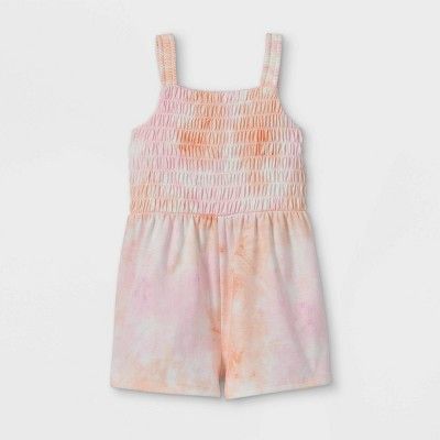 Toddler Girls' Smocked Tank Romper - art class™ | Target