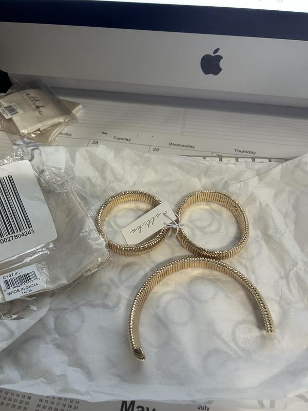 Golden Hour Stretch Bracelets in 18K Gold Plated or Rhodium Plated, Set of 3 | Bloomingdale's (US)