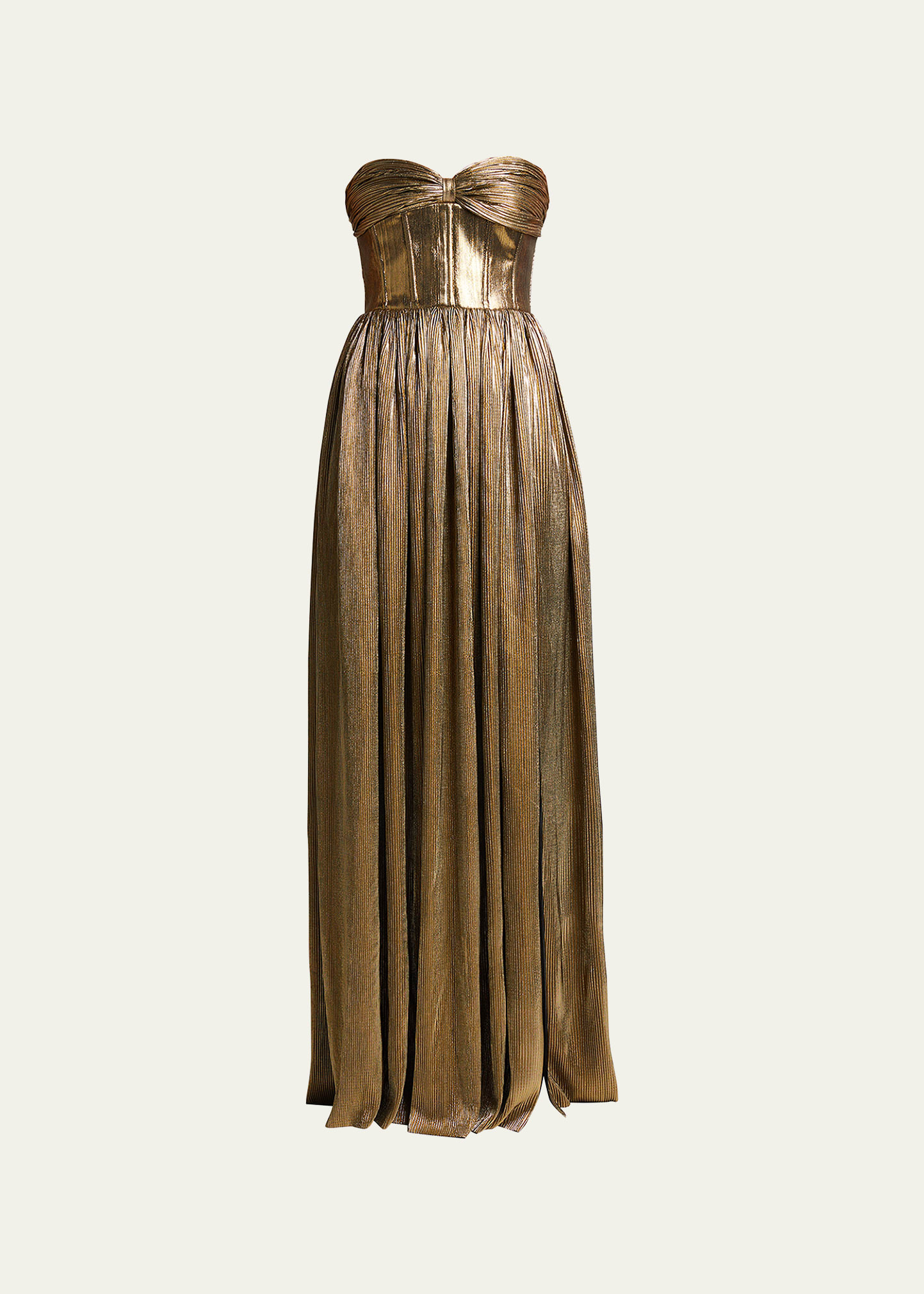 Florence Strapless Metallic Gown | Bergdorf Goodman