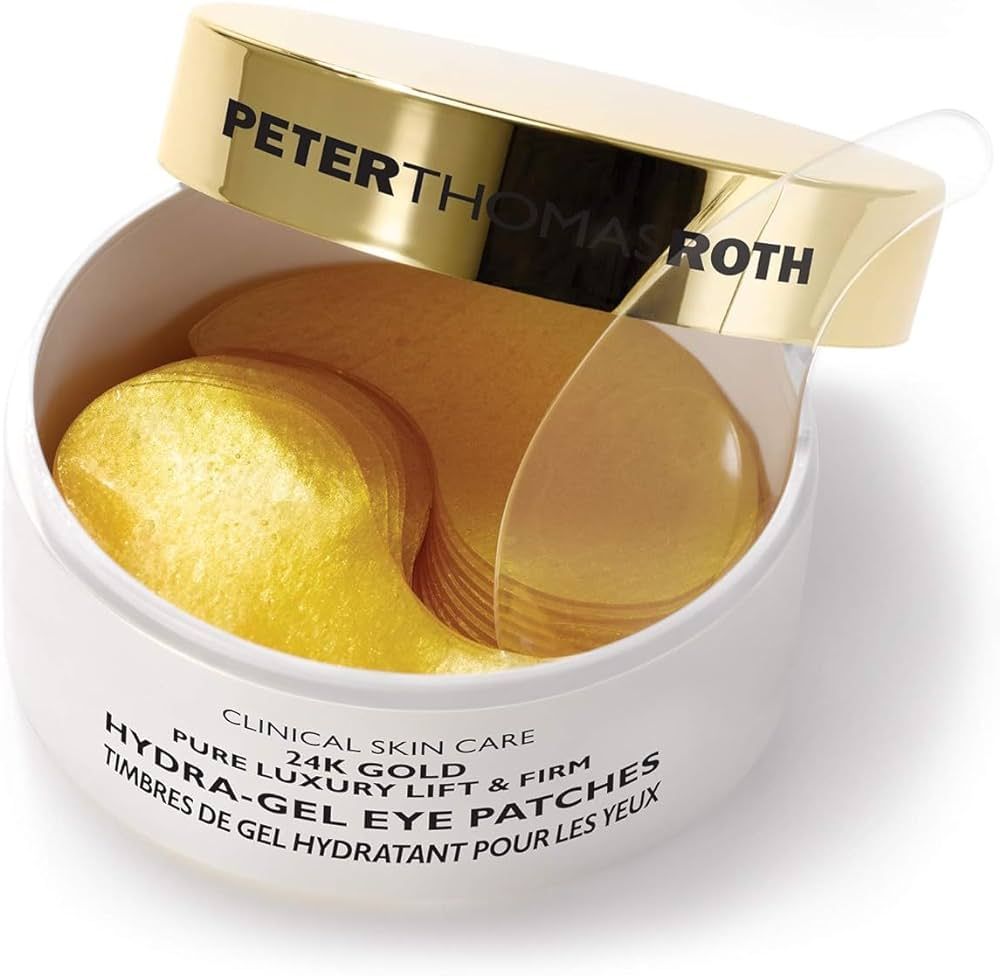 Peter Thomas Roth | 24K Gold Pure Luxury Lift & Firm Hydra-Gel Eye Patches | Anti-Aging Under-Eye... | Amazon (US)