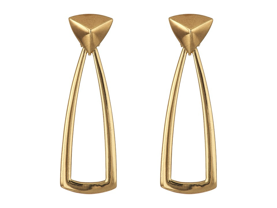 House of Harlow 1960 - Mesa Door Knocker Earrings (Gold) Earring | Zappos