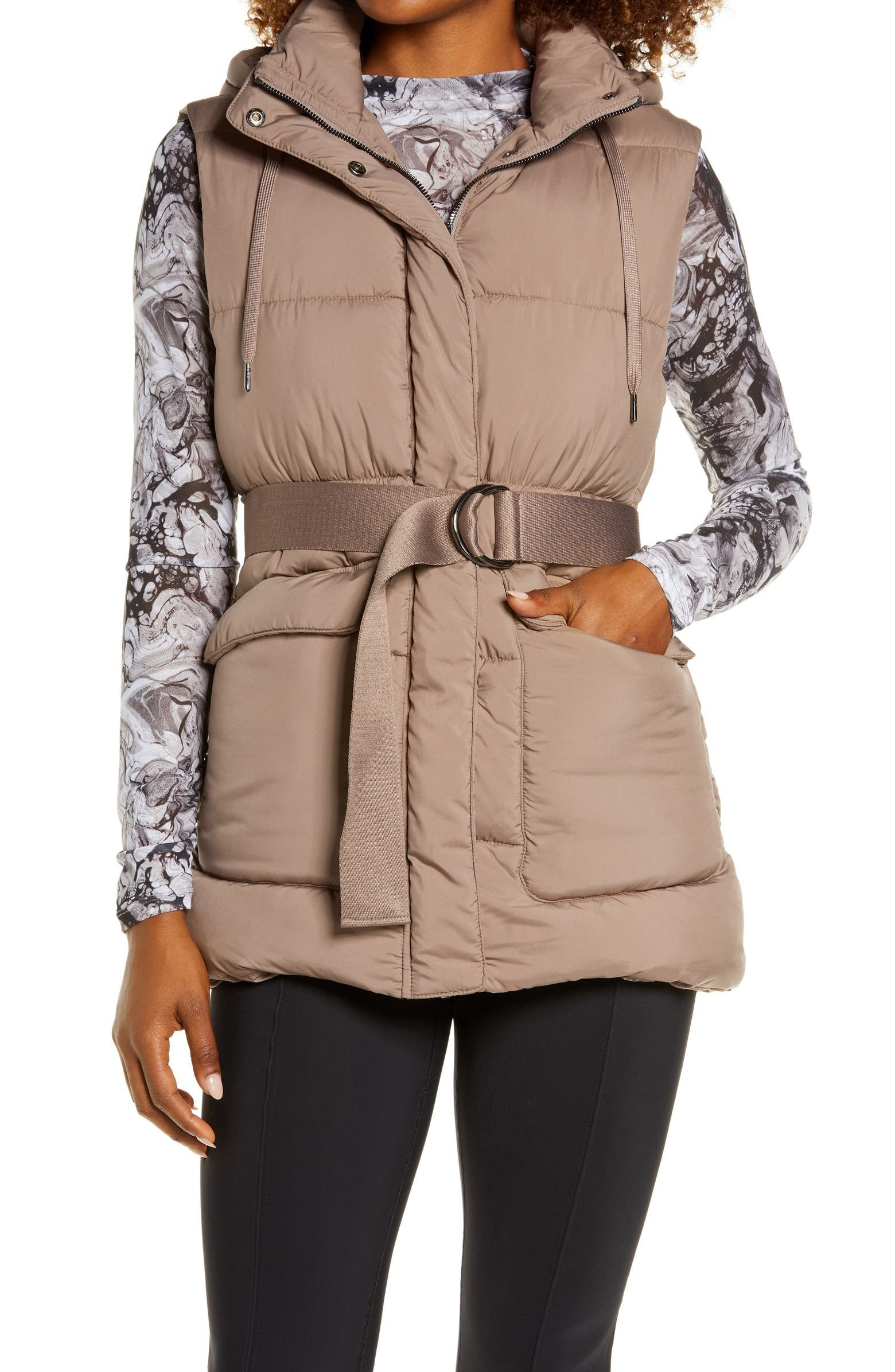 Belted Puffer Vest | Nordstrom | Nordstrom