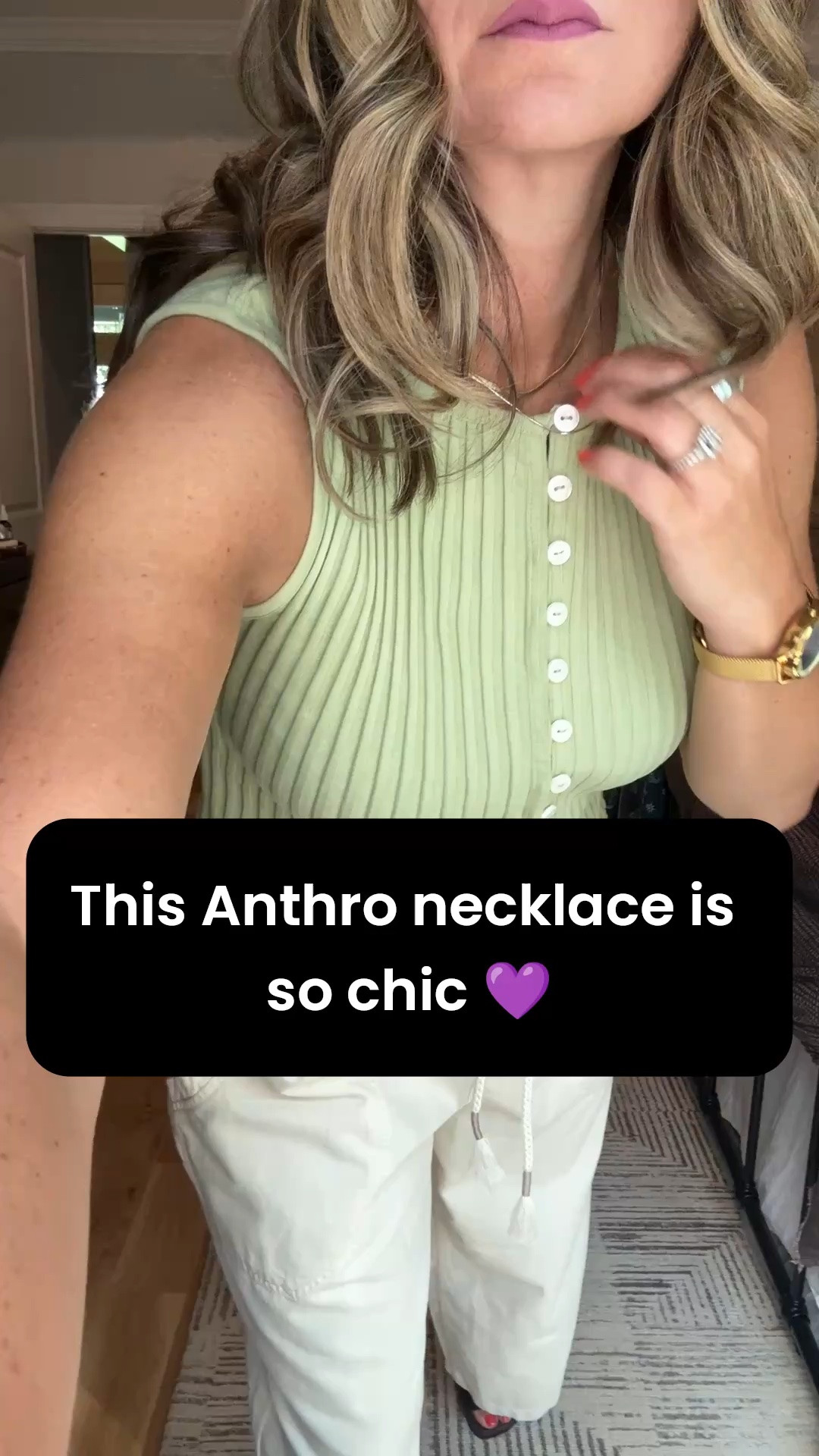 I was on the search for a good layered herringbone necklace and I found it! And you already know I love the gold and silver together.