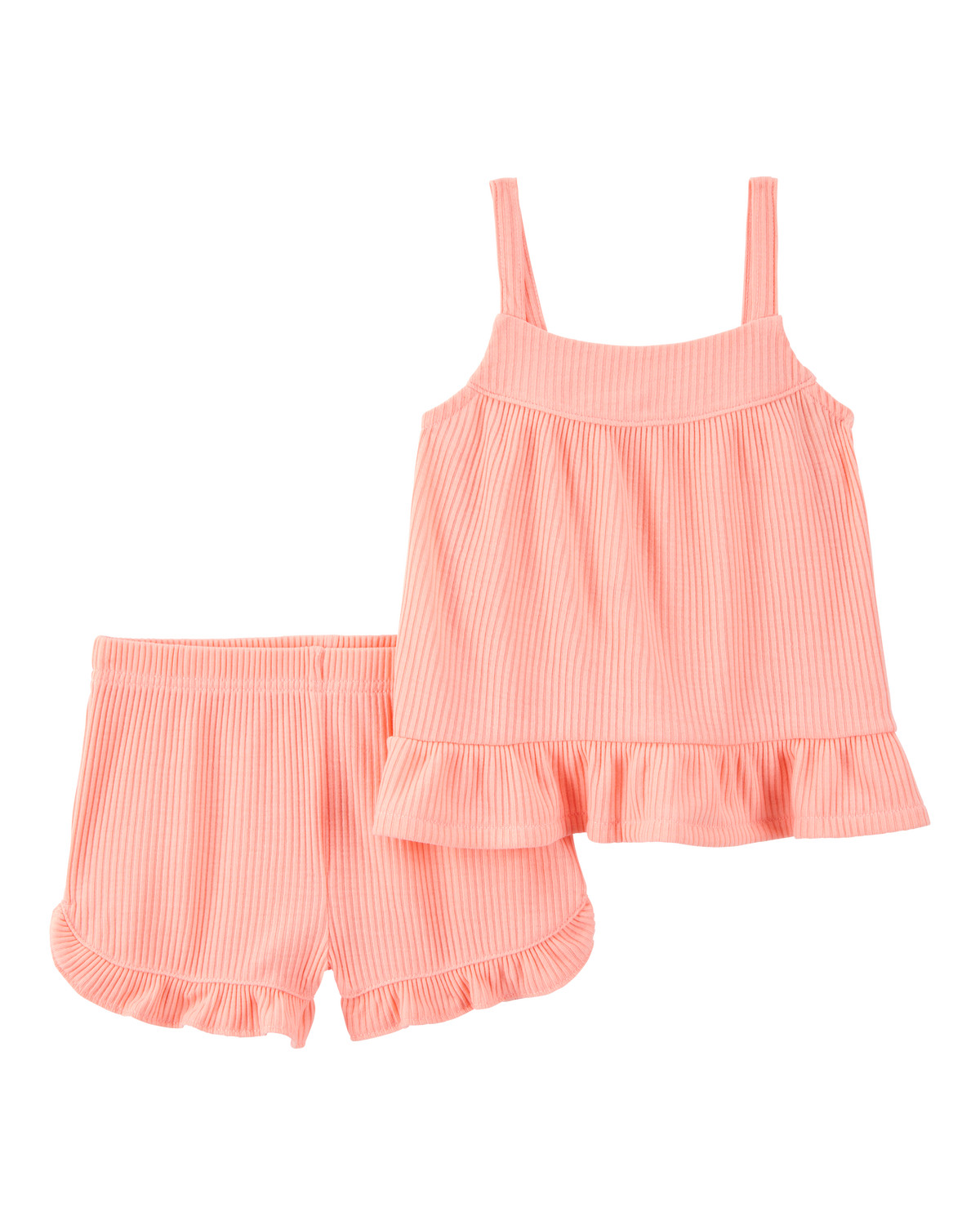 Toddler Solid Loose Fit 2-Piece Pajamas - Coral - Carter's | Carter's | Carter's Inc