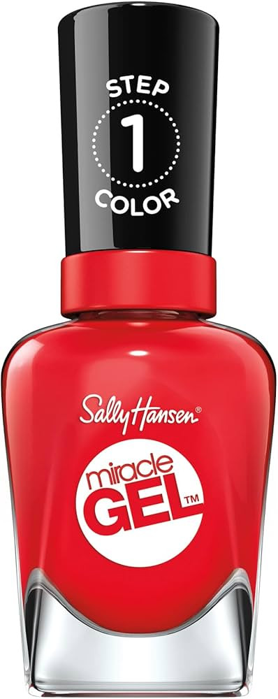 Sally Hansen Miracle Gel Nail Polish, Shade Poppy Patch 434 (Packaging May Vary) | Amazon (US)