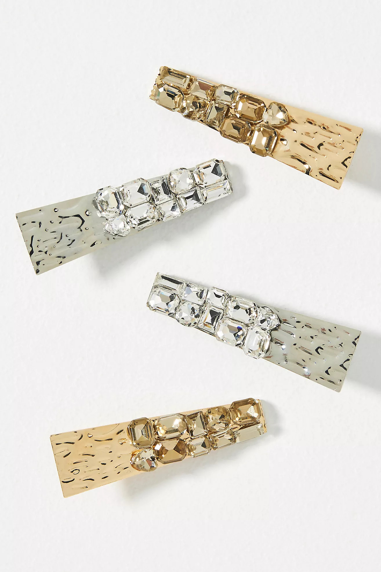 Molten Metal Hair Clips, Set of 4 | Anthropologie (US)