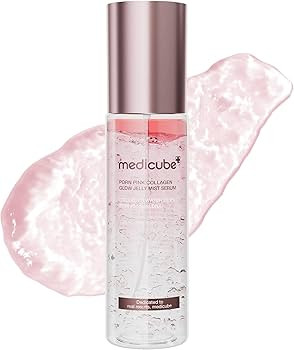 medicube Jelly Mist Serum with Pink PDRN Collagen | Dual-Texture Glow Spray with Niacinamide, Glu... | Amazon (US)