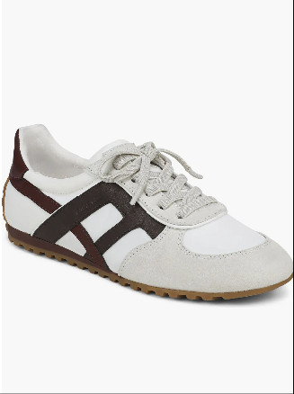 These low profile sneakers have just the right shape and color. On sale for under $80 at the anniversary sale. I'll try these on if i can.  

 