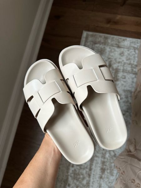Love these! Comfy and look way more expensive than they are.

Summer sandals, slides, slide sandals, H&M, affordable sandals, summer style, concert, festival, resort wear, beach vacation, pool outfit. 

#LTKSeasonal #LTKfindsunder50 #LTKFestival