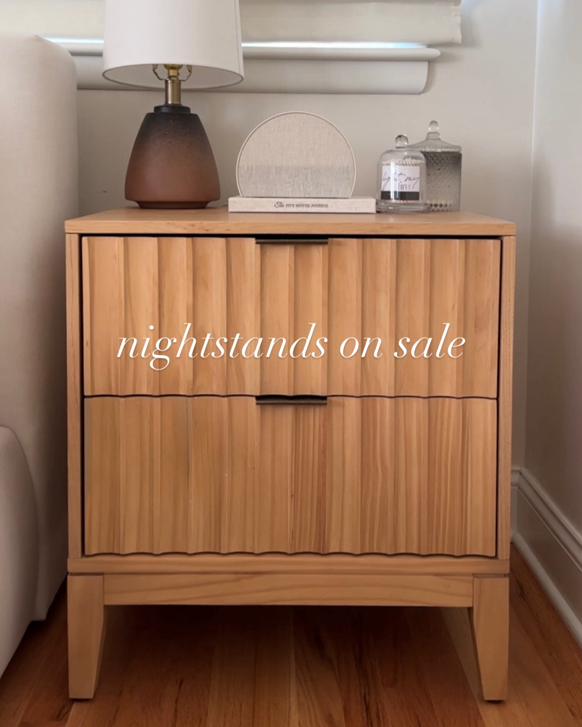 Sale alert! My tried & true neutral bedroom nightstands are currently ON SALE!

I love these mid century modern bedside tables that are currently on sale for $40 off (each)💖 I always get so many questions about these! They have held up well for three years and I love all the drawer space😊

Target furniture, target home, sale alert, furniture sale, home sale, target decor


#LTKHome