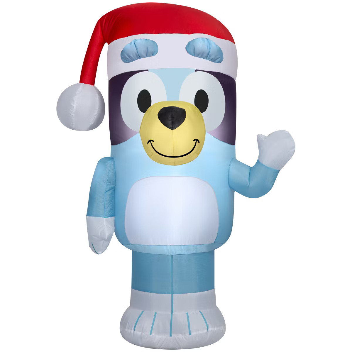 Bluey Christmas Airblown Inflatable in Santa Hat Bluey, 3.5 ft Tall, Blue | Target
