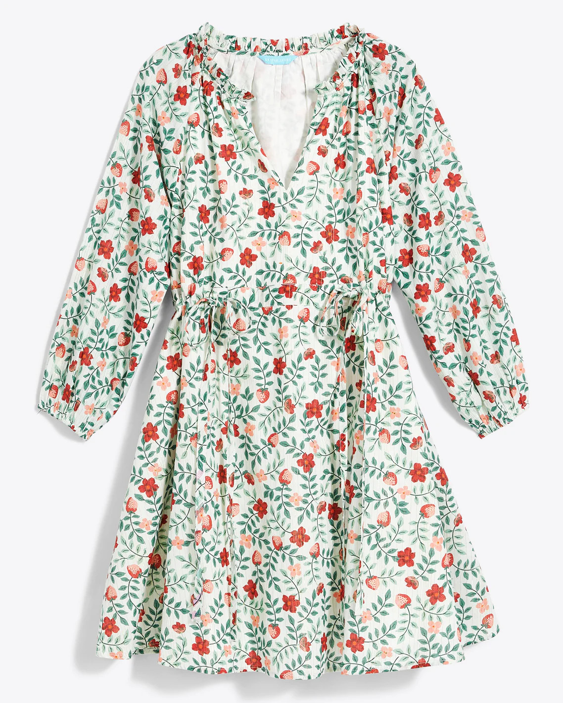 Kellie Babydoll Dress in Strawberry Field | Draper James (US)