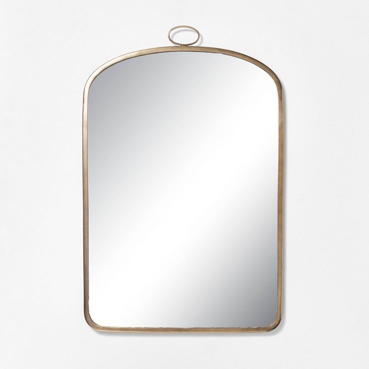 Arched Brass Mirror - Hearth &#38; Hand&#8482; with Magnolia | Target
