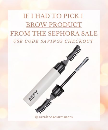 My favorite daily brow lamination product is this Refy brow gel/glue. Use code SAVINGS at checkout for Sephora sale price 

#LTKHoliday #LTKbeauty #LTKsalealert