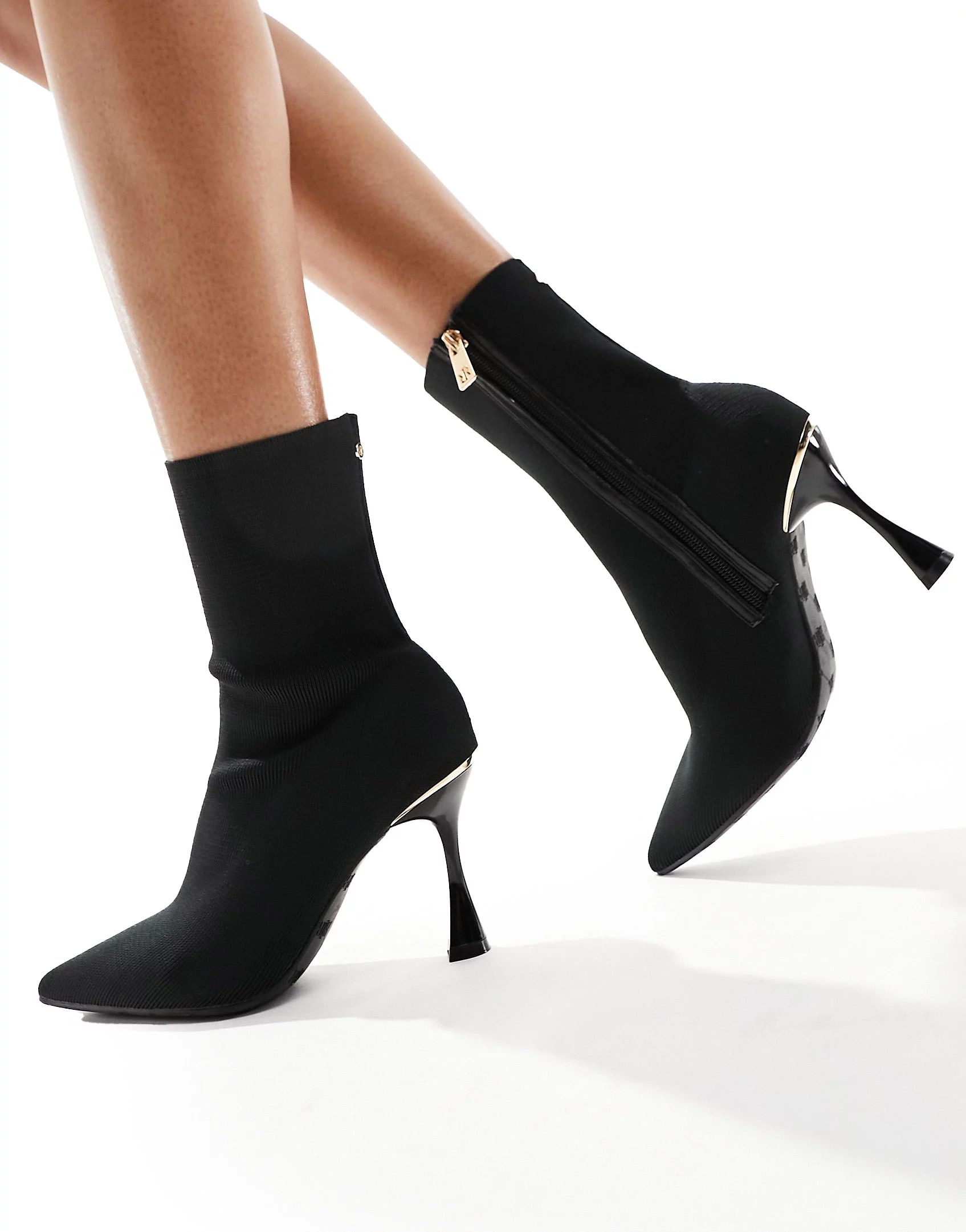 River Island knitted ankle boot in black | ASOS (Global)