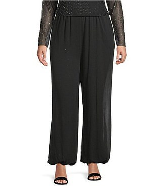 AFRM Plus Size Lyerly Rhinestone Chiffon Balloon Pant - 2X | Dillard's
