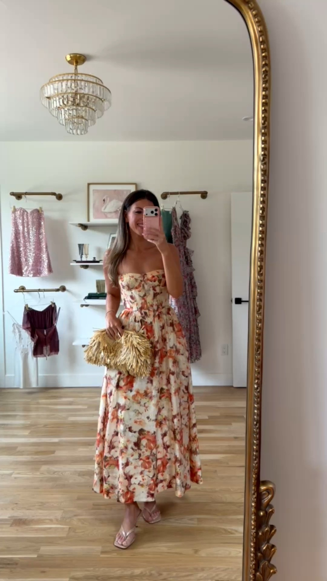 strapless floral maxi in warm orange and cream tones summer wedding cocktail dress 🍹💍

electric picks code: emerson20

I’m 5’4” and wearing my typical smalls / 2
• sized down in the brown floral Lola dress: extra small

summer wedding guest dresses, wedding guest dresses, cocktail dresses, semi-formal dresses, black tie wedding guest dresses, destination wedding guest dresses, garden party dresses, wedding guest outfit ideas

#LTKSeasonal #LTKgrwm #LTKTravel