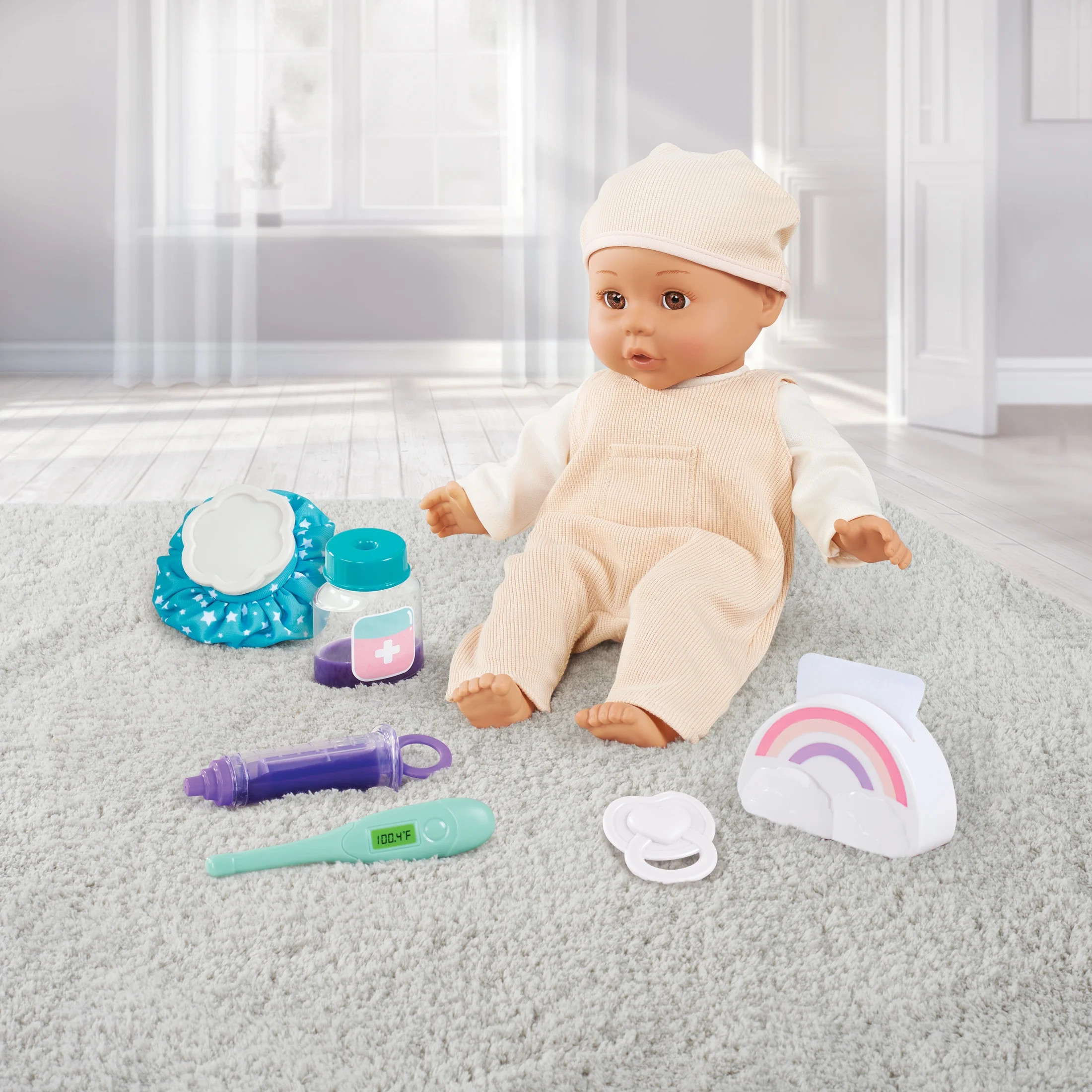 My Sweet Love Get Better Baby Doll Play Set, Ivory Outfit, 14-inch Doll, 10 Pieces Included | Walmart (US)