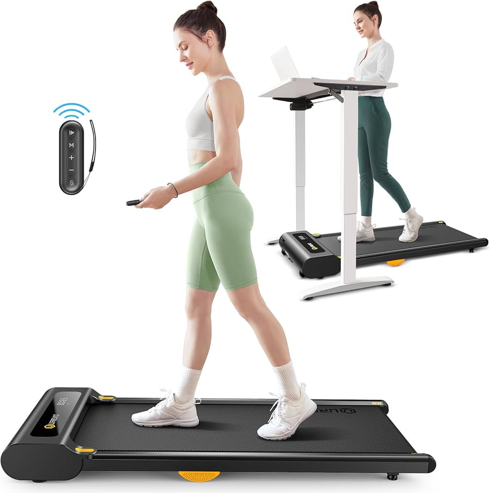 UREVO Under Desk Treadmill, Walking Pad Treadmills for Home, Portable Walking Treadmill 2.25HP, W... | Amazon (US)