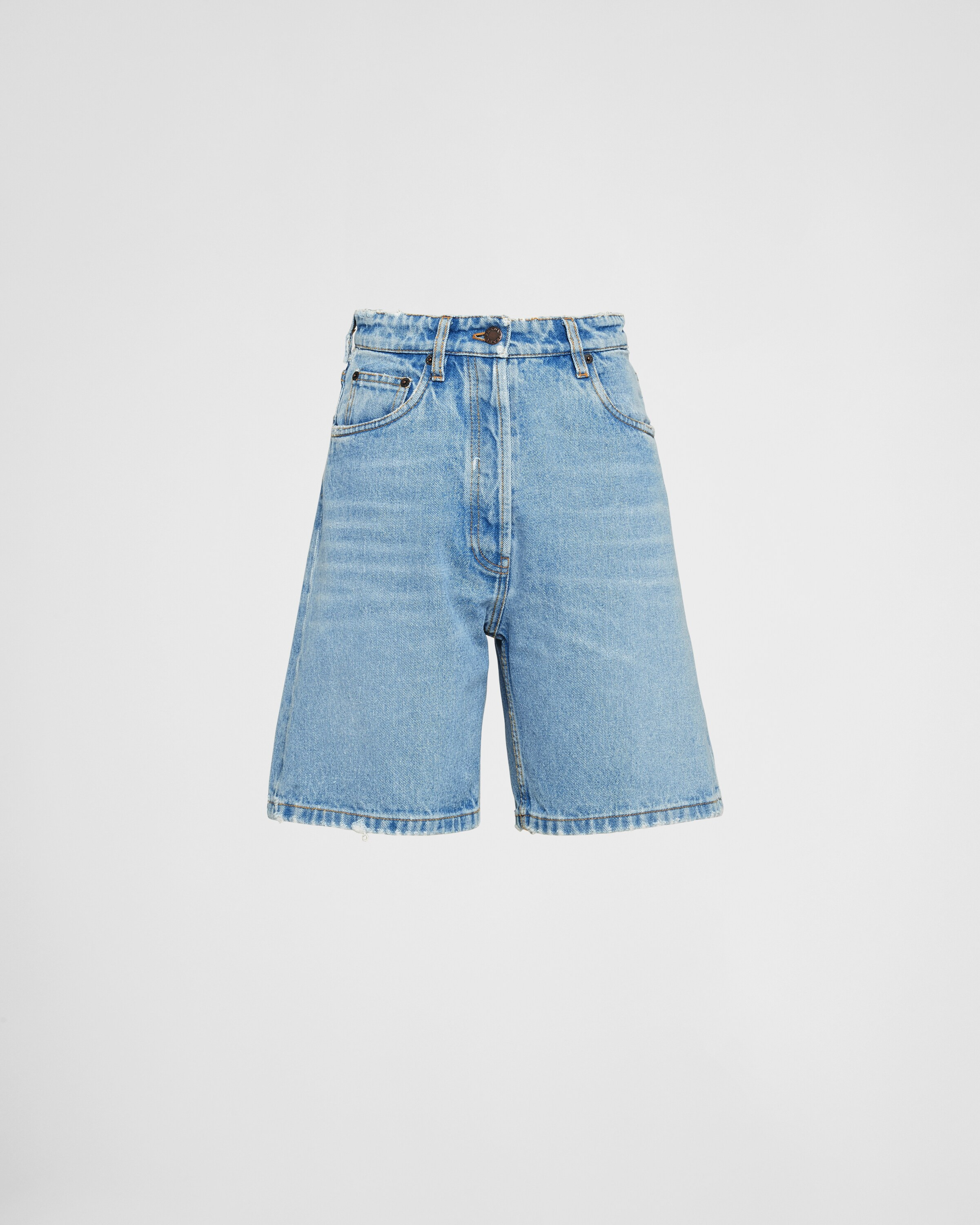 Denim Bermudas | Prada US