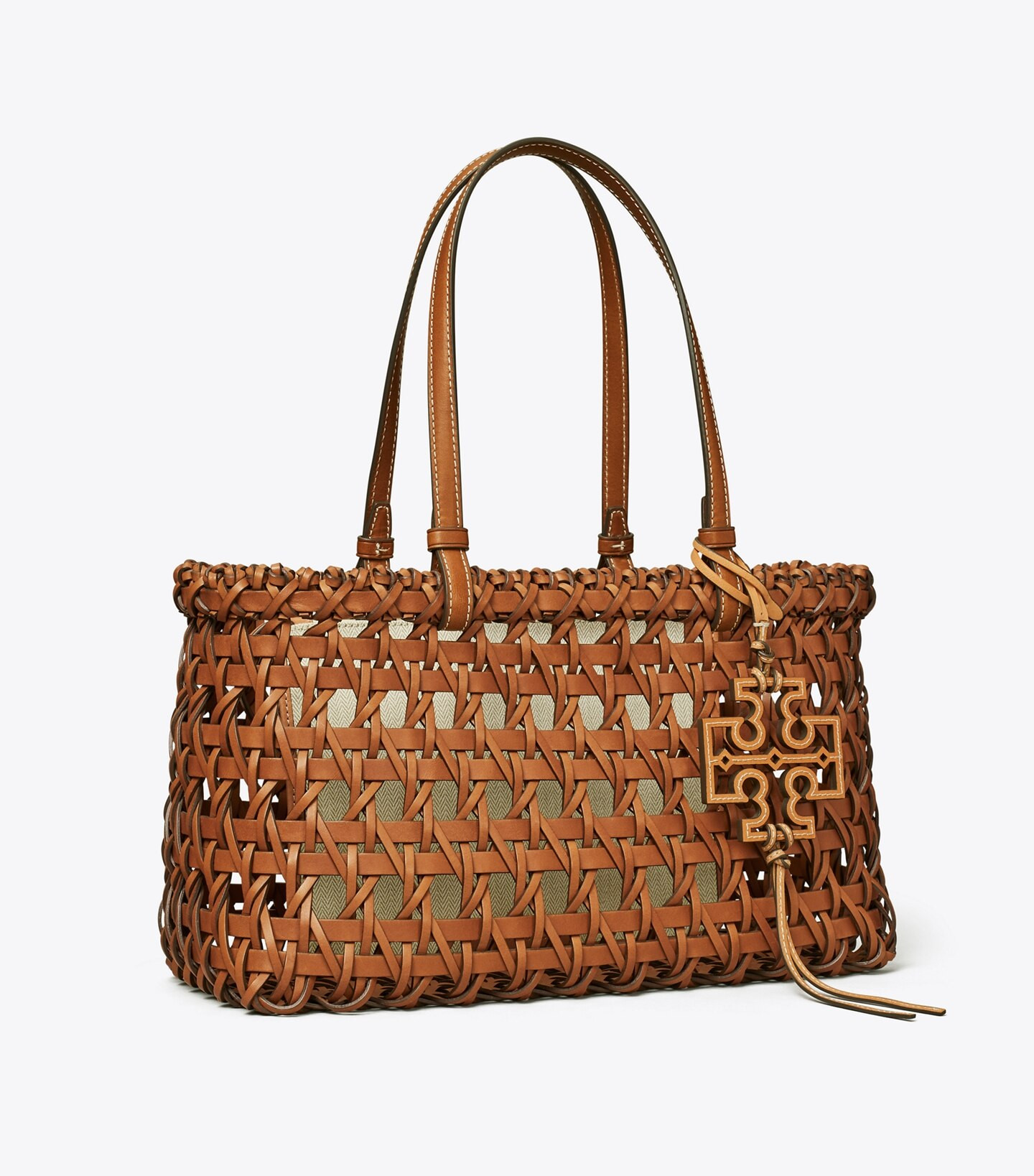 MILLER GARDEN BASKET-WEAVE TOTE | Tory Burch (US)