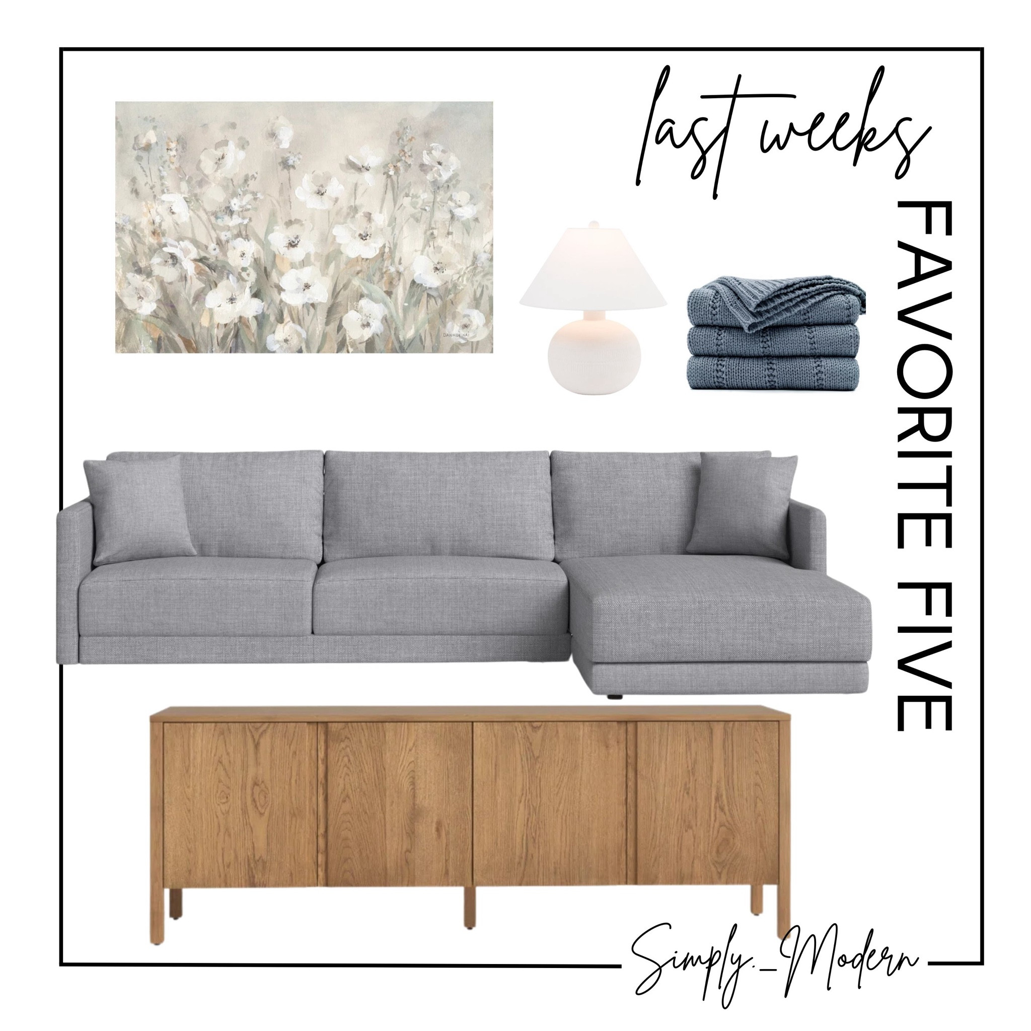 Favorite Five for the week of Dec 9-15, 2024.

#LTKHome