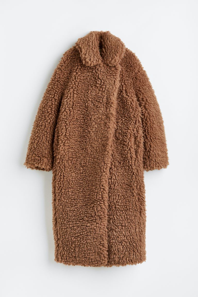 H & M - Teddy Coat - Beige | H&M (US)