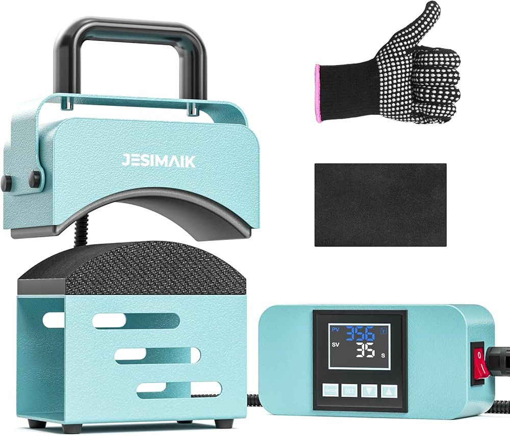 Hat Press Machine, Hat Heat Press Machine for Caps, Temperature&Timer Control, Portable Heat Pres... | Amazon (US)