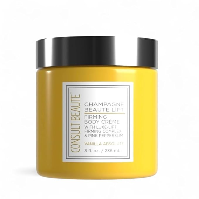 Consult Beaute Champagne Lift Hydrating Firming Body Cream with Pink Pepperslim for Crepey Skin M... | Amazon (US)